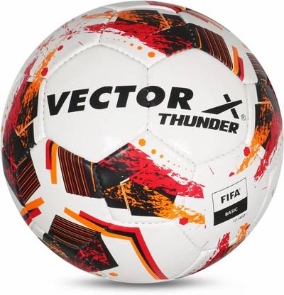 VECTOR X Thunder FIFA Basic For Professional Training, Practice Football - Size: 5