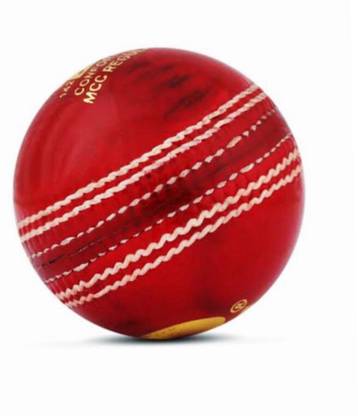 nizex NXC- Red Leather Cricket Ball / Best Quality , 1 Ball , CCV48 Cricket Leather Ball