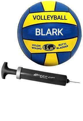 gamers hub SUPER CLASSIC 10 VOLLEYBALL WITH INFLATING AIR PUMP Volleyball - Size: 4