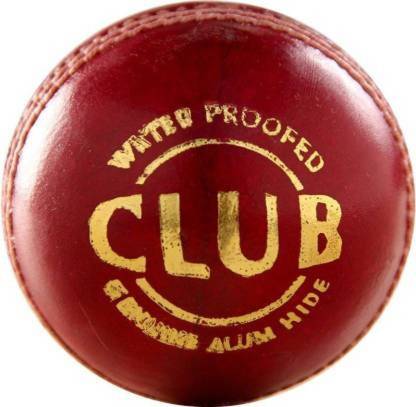 VIBCO Premium Club Cricket Red Leather Ball Cricket Leather Ball