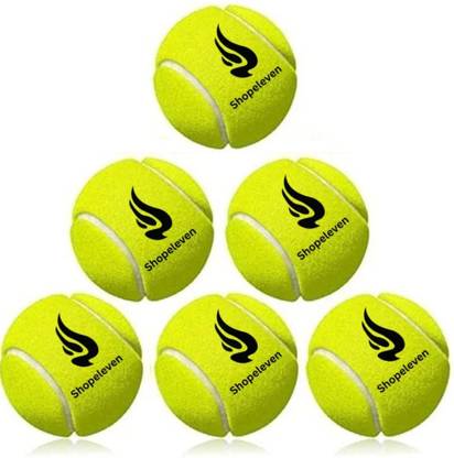 Shopeleven Light Weight and Cricket Soft & Bouncy Tennis Ball