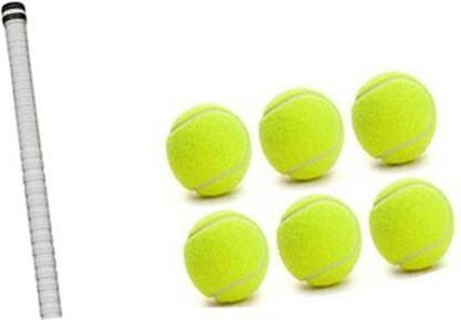 Instyler cricket tennis ball 6 pieces + 1 bat grip Tennis Ball