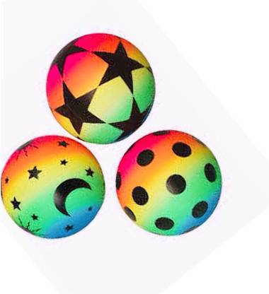 Weber Beach Ball Multicolor / Rubber Moulded Ball , Pack of 1 ball , kh89 Pool Ball