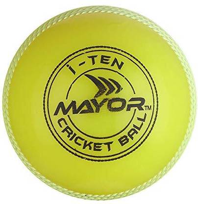 MAYOR I-10 Cricket Ball For Indoor/Outdoor and Street Cricket Rubber Ball