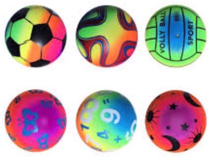 Weber Rubber Moulded Beach Ball , Multicolor 1 Ball Pack , QE34 Pool Ball