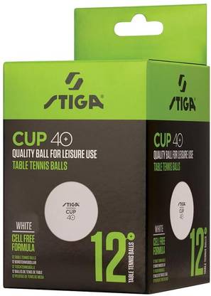 COSCO CUP 40+ WHITE TABLE TENNIS BALL Table Tennis Ball