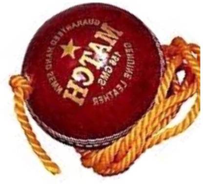 nizex Leather Cricket Hanging Ball / Red , For Shot Practice ,1 Ball ,mo38 Cricket Training Ball