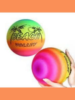 Weber Beach volleyball rubber ball multicolour crazy bouncing E82 Volleyball - Size: 5