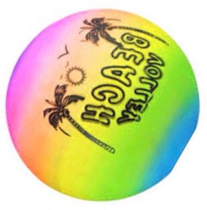 nizex NXC- Rubber Moulded Beach Ball / Multicolor Ball , 1 Ball ,aad28 Pool Ball