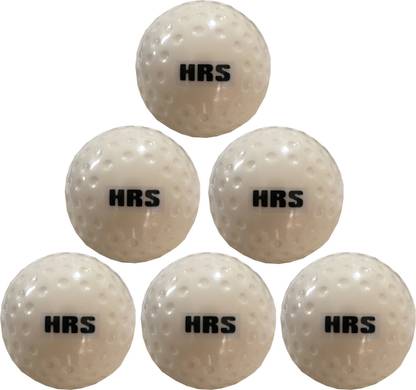 HRS Turf Dimple White Test - Pack of 6 Hockey Ball