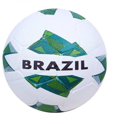 RASCO BRAZIL WHITE MOULDED BALL Football - Size: 5
