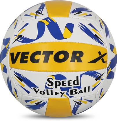 VECTOR X 18 Pannels Speed Ball Hand Stitched For Volleyball Players Volleyball - Size: 4