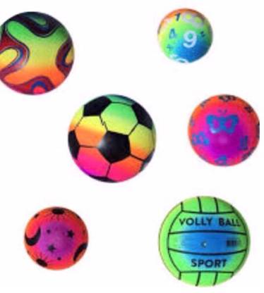 Webr XASI- Rubber Moulded Beach Ball , Multicolor Ball , 1 Ball pack nk134 Pool Ball