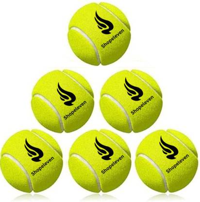 Shopeleven Light Weight and Cricket Soft & Bouncy Tennis Ball