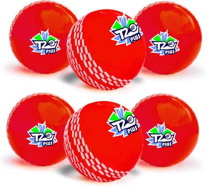 Jaspo T-20 Plus Practice Cricket /Wind Balls for Indoor & Outdoor Street Cricket Synthetic Ball