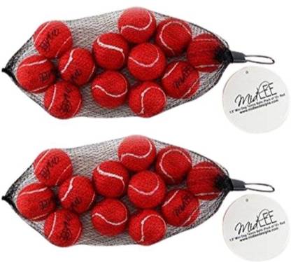 zainab Red tennis ball pack of 12 Tennis Ball