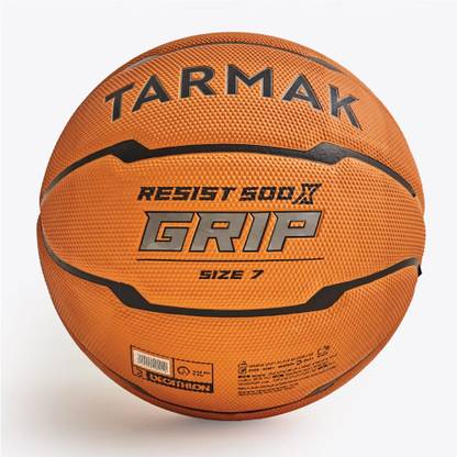 KRISSDIL TARMAK Size 7 Basketball - RESIST 500 GRIP Orange By Decathlon Basketball - Size: 7