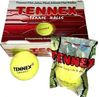 Tennex Hard Tennis Ball Cricket Tennis Ball