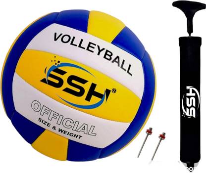 SSH NEW GEN LETEST DESIGNER TRENDY VOLLEYBALL WITH AIR PUMP SIZE-4 Volleyball - Size: 4