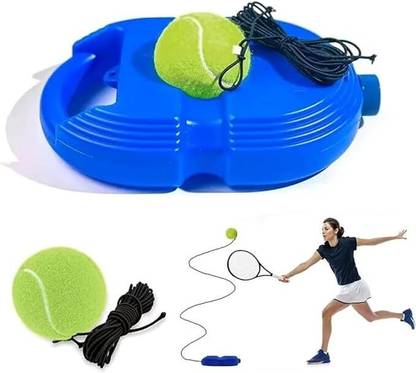 ANMOK Solo self Playing Practice Tennis Rebound Ball with String Cricket Trainer Rope Tennis Ball