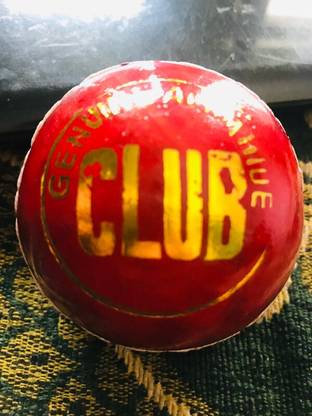 nizex XZAI- Tough Leather Cricket Ball , Red Color ,1 Ball Pack , DS219 Cricket Leather Ball