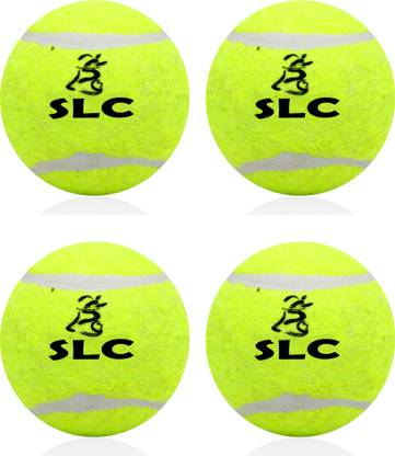 SLC Rubber Light Weight Tennis/Cricket Ball Tennis Ball (Pack Of 4) Tennis Ball
