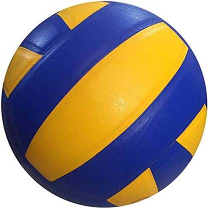 gymfreak Traders soft synthetic volleyball size-5 with Needle 140 official size Volleyball - Size: 5