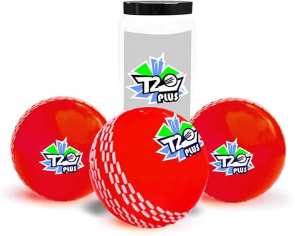 Jaspo T-20 Plus Practice Cricket Ball/Wind Balls for - Indoor & Outdoor Street & Beach Cricket Synthetic Ball