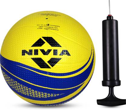 NIVIA Crater with Pump Volleyball - Size: 4