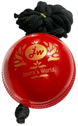 JOURAS WORLD Cricket Hanging Balls for Practice Knocking (Red Hard) Cricket Training Ball