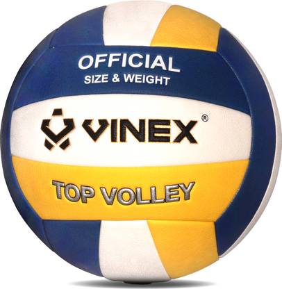 VINEX Volleyball - Top Volley | Official Size & Weight | Premium Japanese PU Volleyball - Size: 5