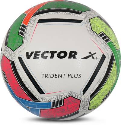 VECTOR X Trident Plus Thermofused Emobsed PU for Professional Player Football - Size: 5