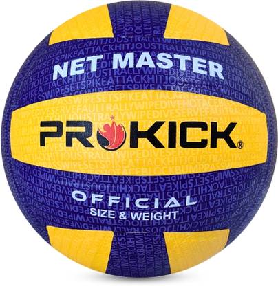 Prokick Net Master PU Pasted 18 Panels Volleyball - Size: 4