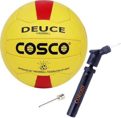 COSCO Deuce Throwball With Ball Pump Throw Ball - Size: 5