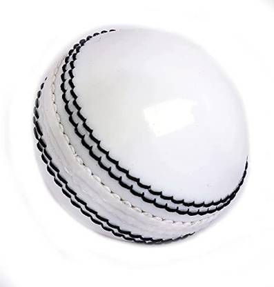 REINDEER Club Cricket White Leather Heavy Ball for Professional Player Cricket Training Ball