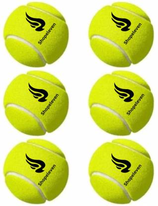 Shopeleven Rubber Cricket Tennis Ball Light Weight Tennis Practice Ball Cricket Tennis Ball