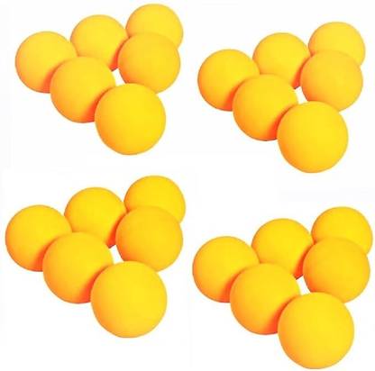 Forgesy Plastic Table Tennis Balls Size Standard (Pack of 24 Balls) Yellow Table Tennis Ball