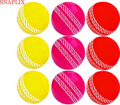 Snaplix 2. TurboSpin Wind Ball 360: Perfect for Batting & Bowling Mastery Cricket Synthetic Ball