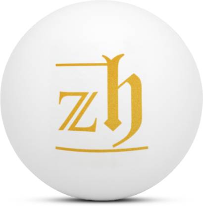 ZH Plastic Ball White Non Toxic (Pack of 12 | 50gm Per Ball) Netball - Size: 4