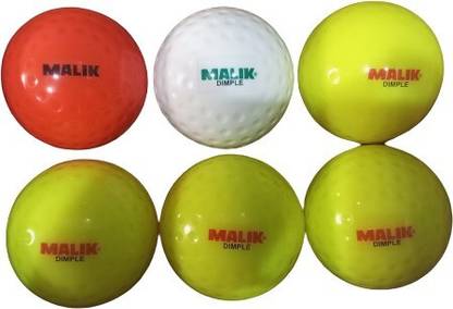 MALIK PLAIN STRONG HOCKEY BALL . COME WITH 4 SAME COLOUR AND 2 DIFFERENT COLOUR Hockey Ball