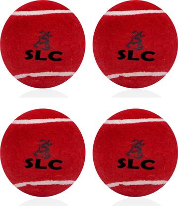 SLC Rubber Light Weight Tennis/Cricket Ball Tennis Ball (Pack Of 4) Tennis Ball