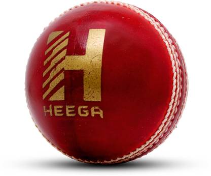 Heega Super Club Natural Red Leather Ball Cricket Leather Ball
