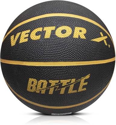 VECTOR X Battle 8Panel 29.5'' Rubber Moulded+Pebbled Texture,Butyl Bladder Inddor outdoor Basketball - Size: 7