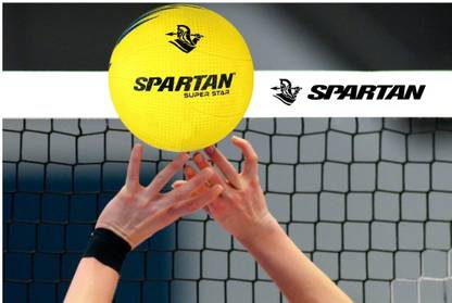 Spartan Super Star Rubber Moulded Volleyball Volleyball - Size: 4