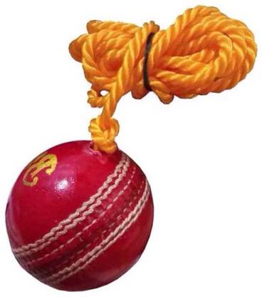 nizex Leather Cricket Hanging Ball / Red Color For Shot Practice , MK197 Cricket Training Ball