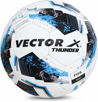 VECTOR X Thunder FIFA Basic For Professional Training, Practice Football - Size: 5
