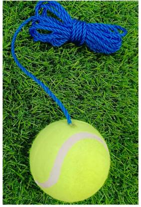 IKLONE Tennis cricket hanging ball for knock practice -A4 Tennis Ball