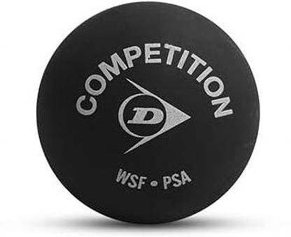 DUNLOP Single Dot Squash Ball (Black) Squash Ball
