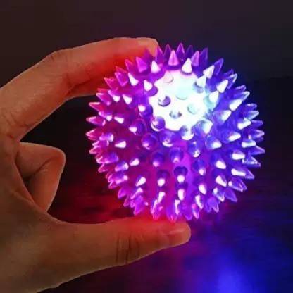 JASS ENTERPRISES Led Flashing Bouncy Ball with Whistle Sound Jumping Ball