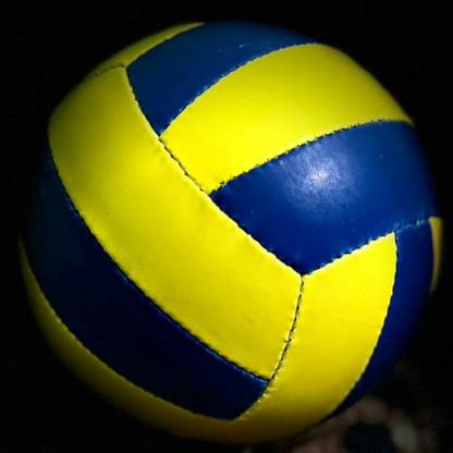 Lucca New classic 02yellow blue volleyball size-4 Volleyball - Size: 4